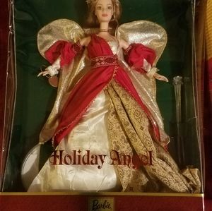 New in box Holiday angel barbie